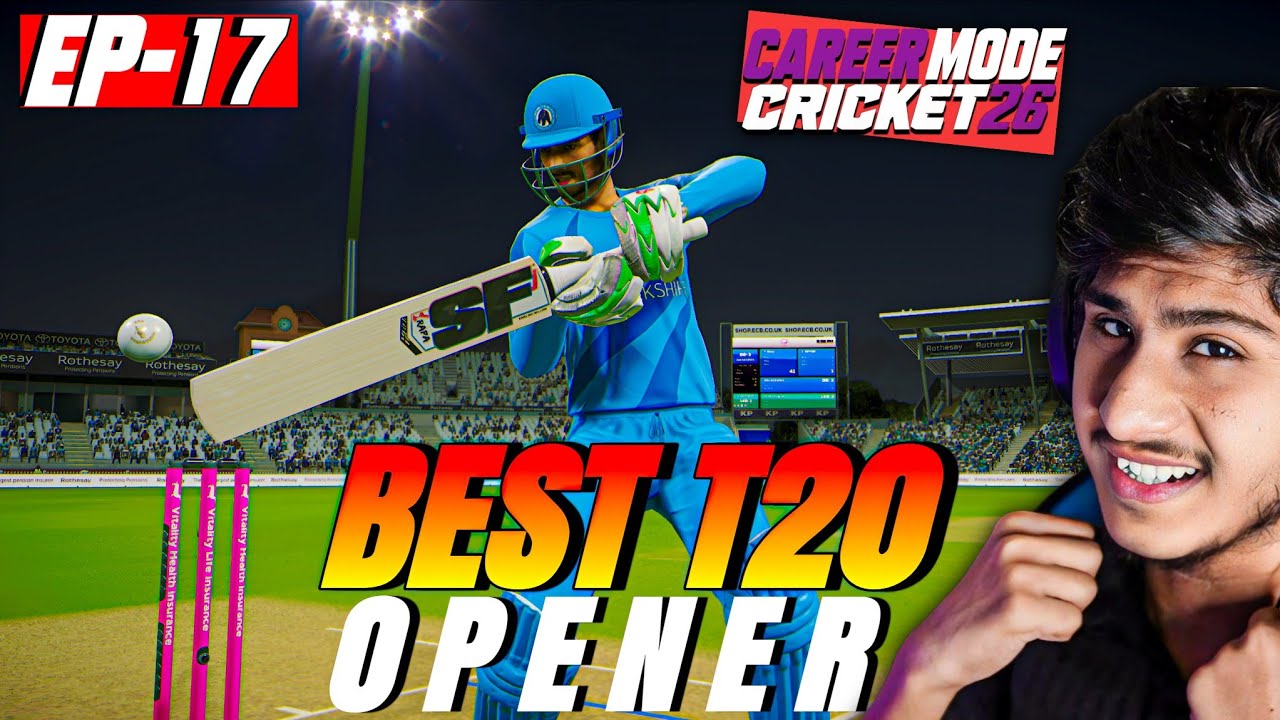 CRICKET 26 - FINALLY! 1st WICKET IN T20 SLAM! | EPISODE - 17
