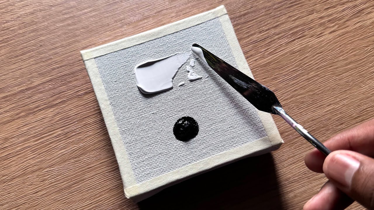 Sunny day ladybird bloom acrylic painting 