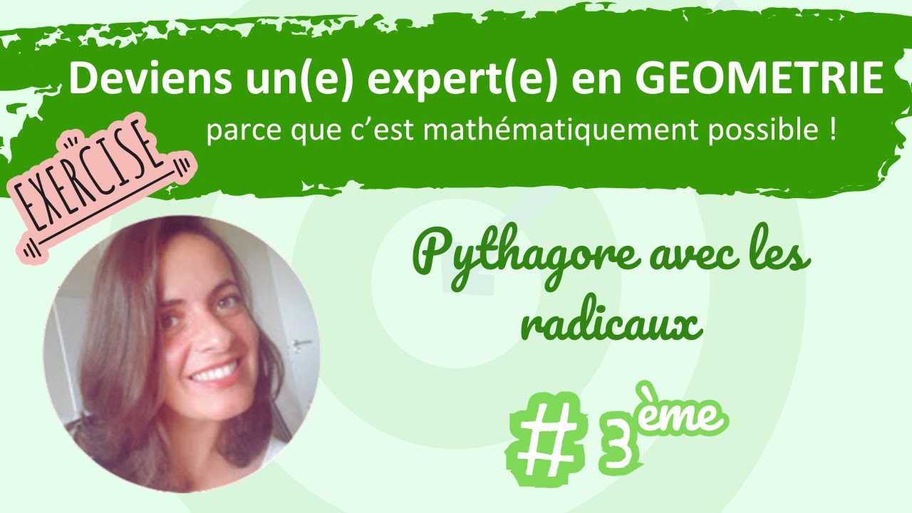 ✨ Quand Pythagore rencontre les radicaux : le Duo de Choc !