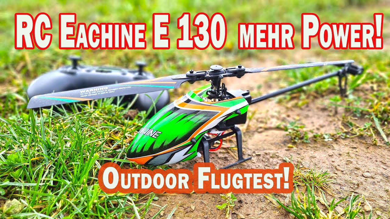 der coole Einsteiger RC Helikopter Eachine E130 von Banggood  - outdoor!