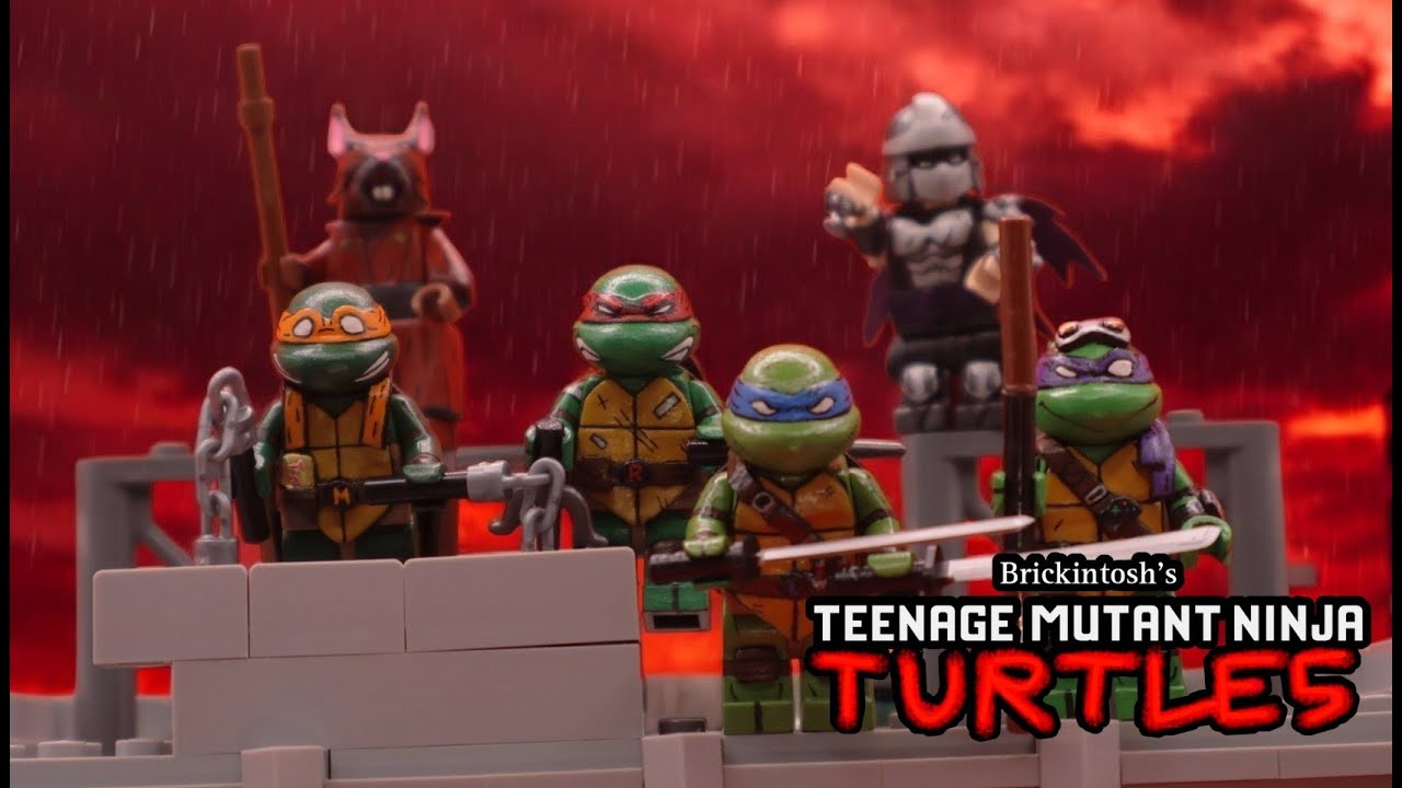 LEGO Brickintosh's TEENAGE MUTANT NINJA TURTLE'S - Custom Minifigure Showcase