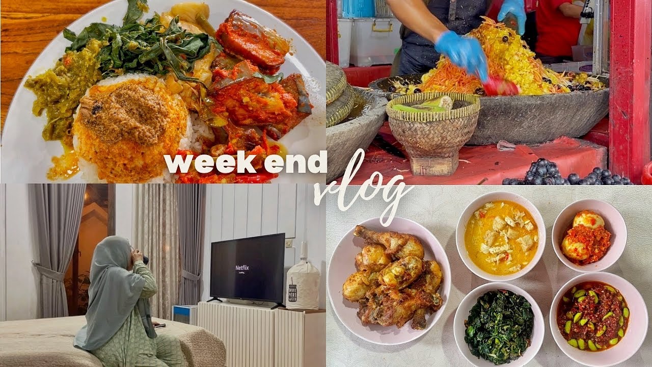 #weekendvlog RUTINITAS HARIAN IRT/MASAK MENU SIMPEL/KE RS LANJUT JAJAN, NASI PADANG,RAJA RUJAK VIRAL