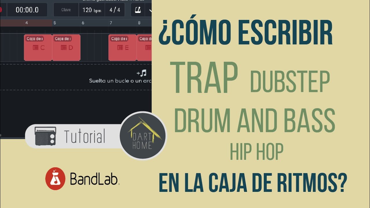 ¿Trap, Dubstep, Drumandbass y Hiphop en la caja de ritmos de BandLab? Tutoriales DartHome