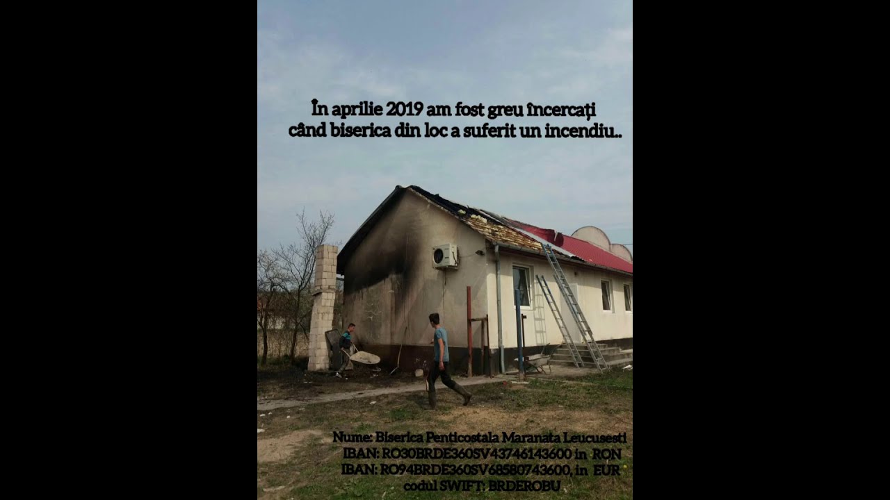 Biserica Maranata -Leucuşesti, are nevoie de ajutor...Implica-te şi tu!!!