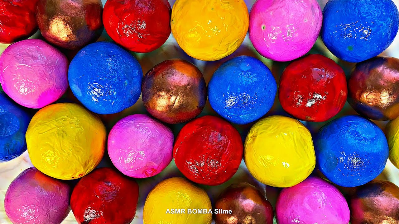CRACKLING LIGHT PLASTICINE.Slime.Satisfying Compilation.
