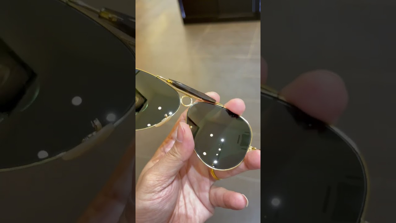 Ray Ban Aviator Shooter | Gold / G15 ORB3138-181-62
