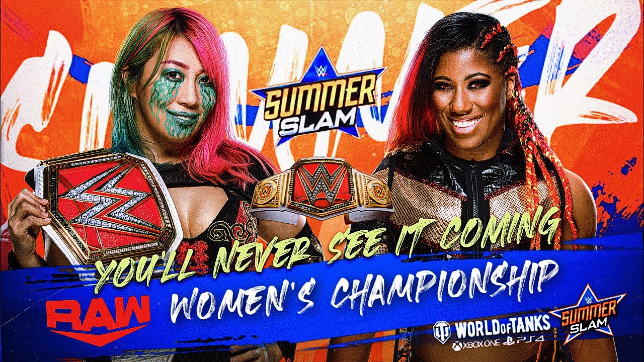 Asuka vs Ember Moon - RAW Womens Championship - Ladder Match - WWE 2K22