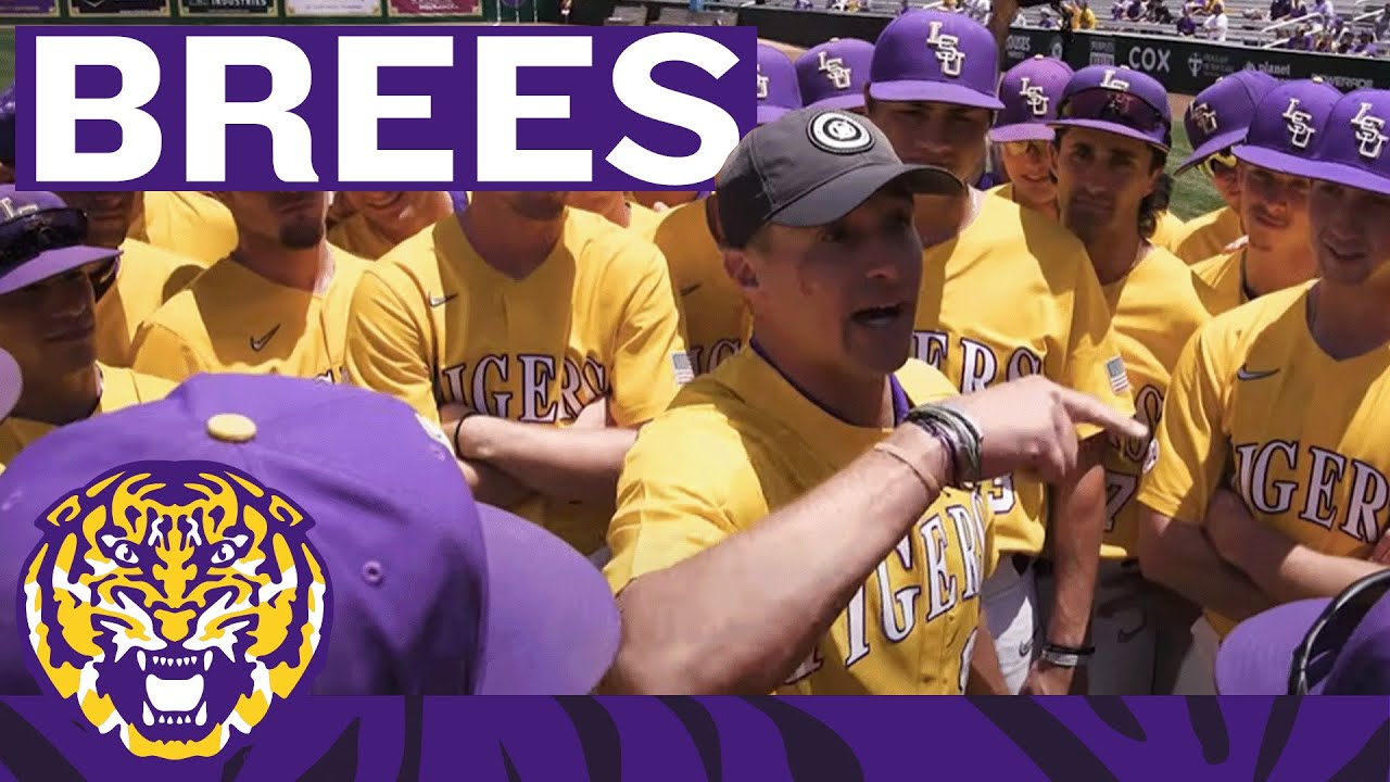 Drew Brees Pregame Speech for LSU Baseball
