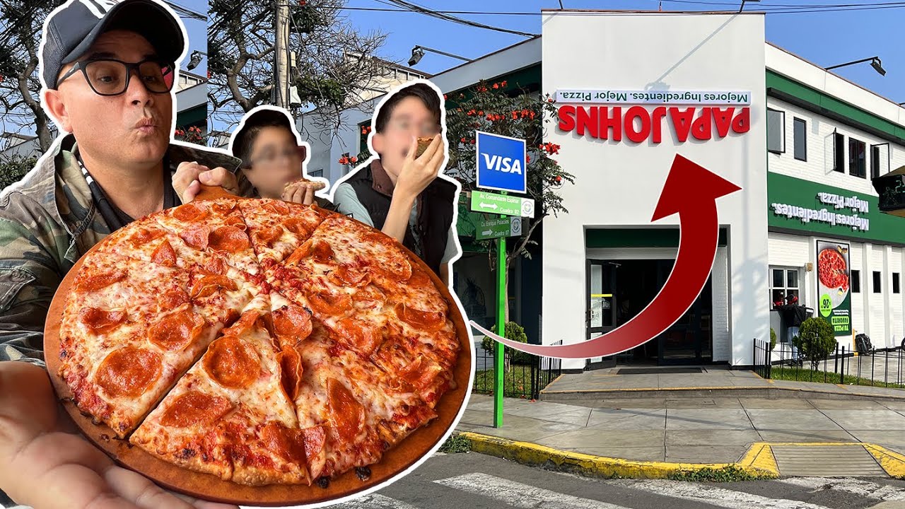 Probamos la NUEVA PIZZA AL REVÉS DE PAPA JOHNS ¿Valió la pena voltear sus letreros? | Dilo Nomás