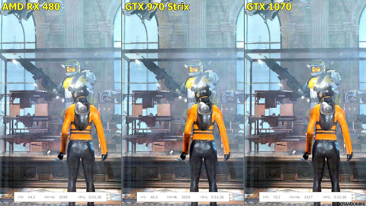3DMark Time Spy DX12 GTX 1070 Vs AMD RX 480 Vs GTX 970 Benchmark