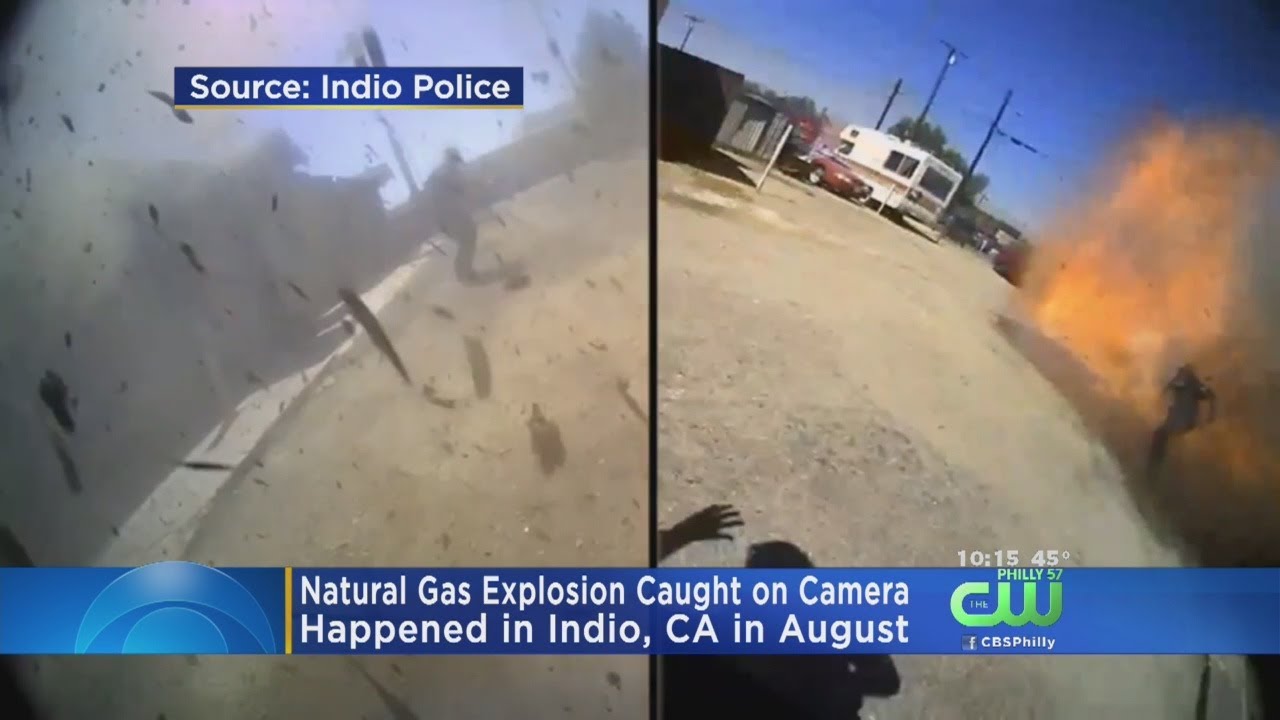 Natural Gas Explosion Caught On Camera In Cali.