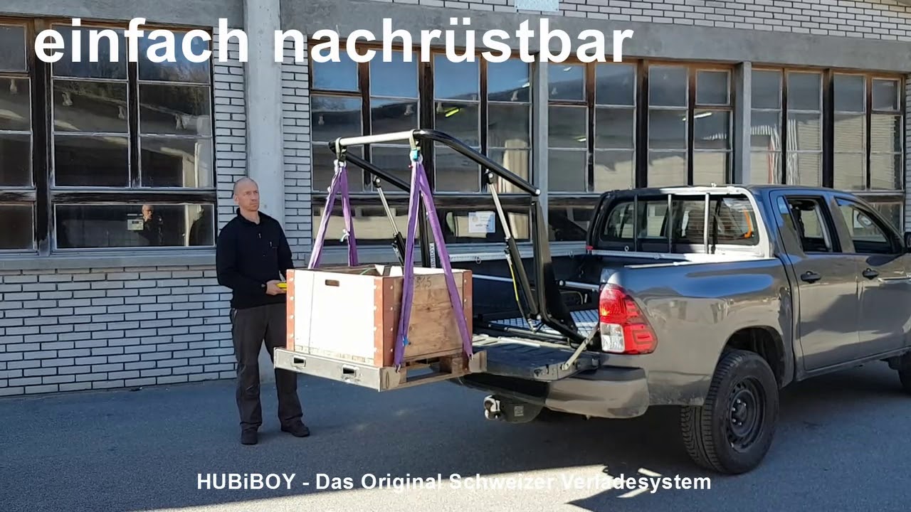 Der neue HUBiBOY WILD MONSTER. Das einfach nachrüstbare Verladesystem für echte Pickup Trucks.