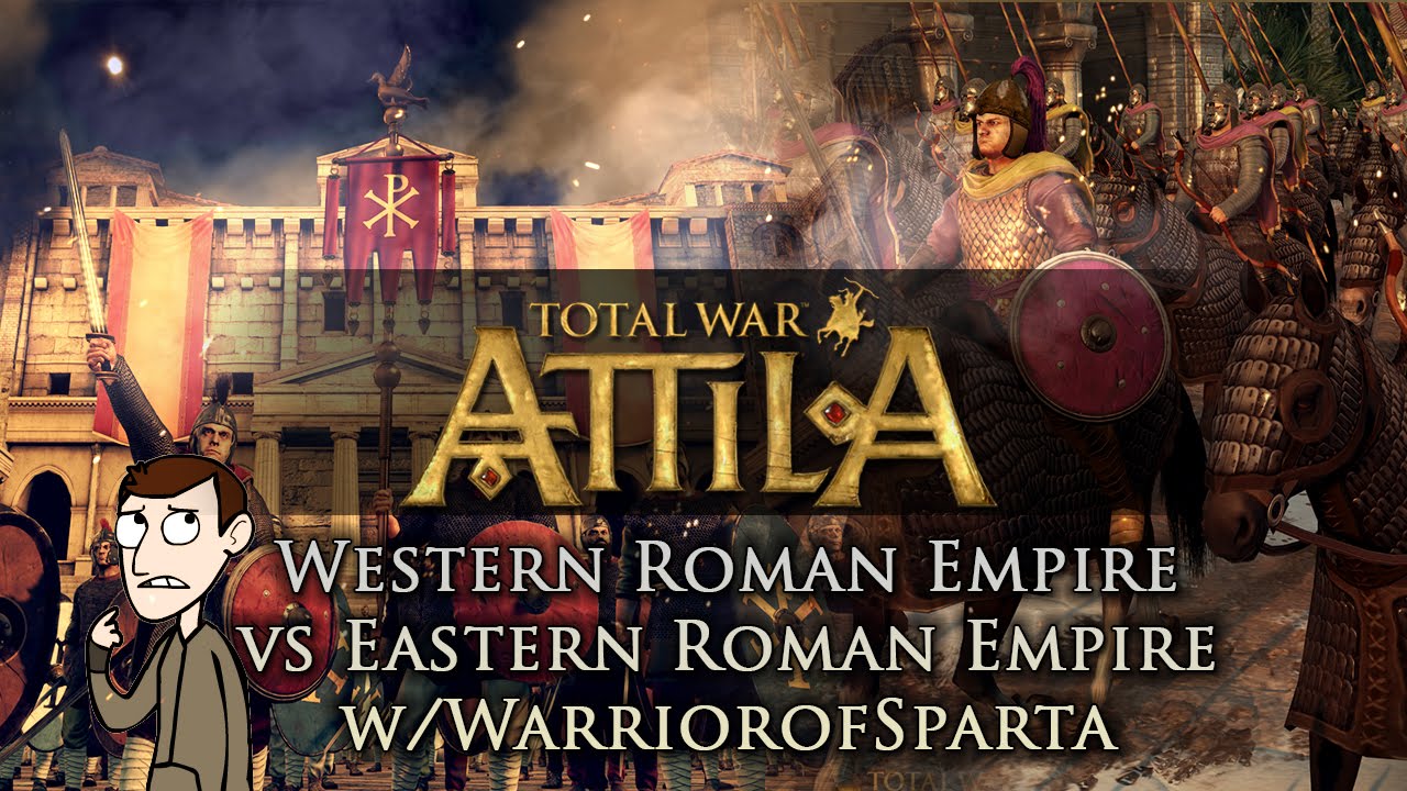 Total War Attila - Online Multiplayer Battle - Western Roman Empire v Eastern Roman Empire!