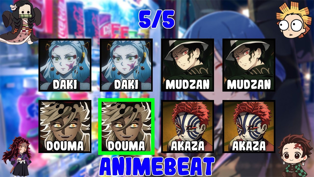 🌊 DEMON SLAYER: Say The Word On Beat | 🌱 Easy  → ⚡ Extreme | Twelve DEMON MOONS Edition