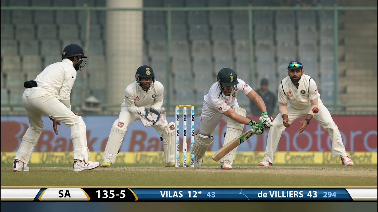 Epic Defence Marathon !! India vs South Africa 4th Test 2015 at Delhi | Highlights