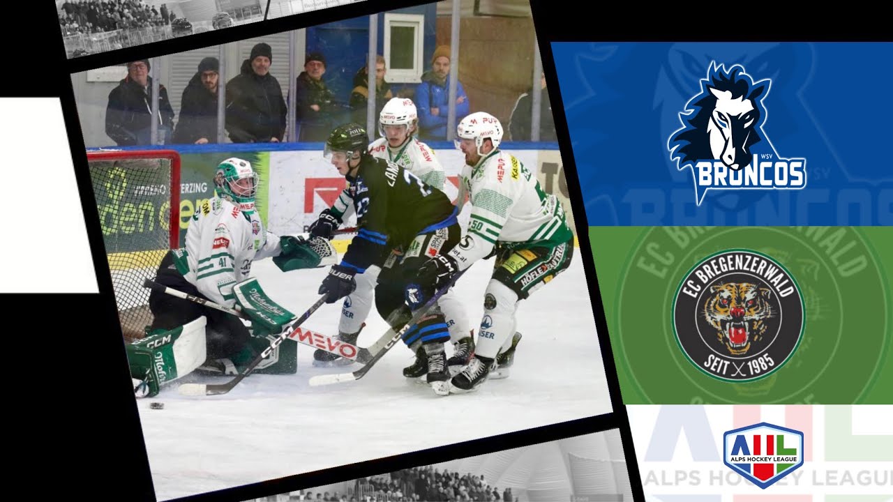 Wipptal Broncos vs EC Bregenzerwald (Highlights) 16.01.2025