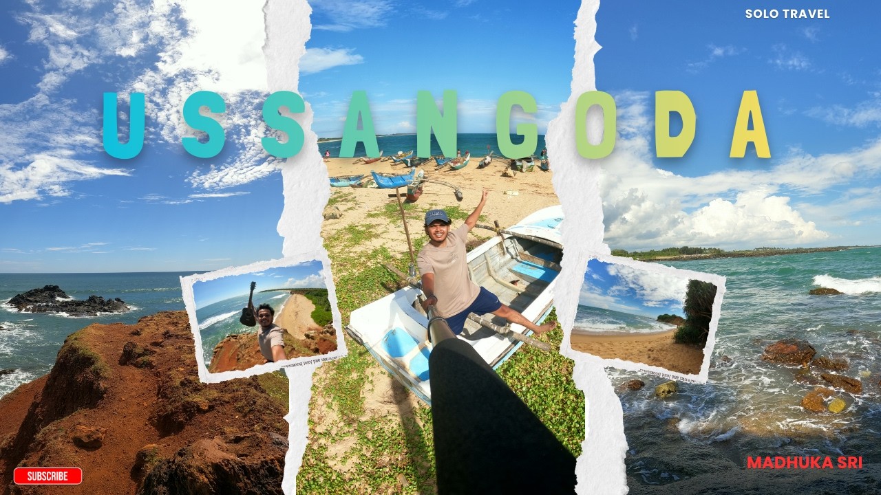 ලංකාවේ ලස්සනම Beach එක 🤔 ද?| ආශාවල් හින්දනෙ මේ හැමදේම 😁🌼 | Ussangoda Beach 🏖️️ | solo travel🍃 | 4K