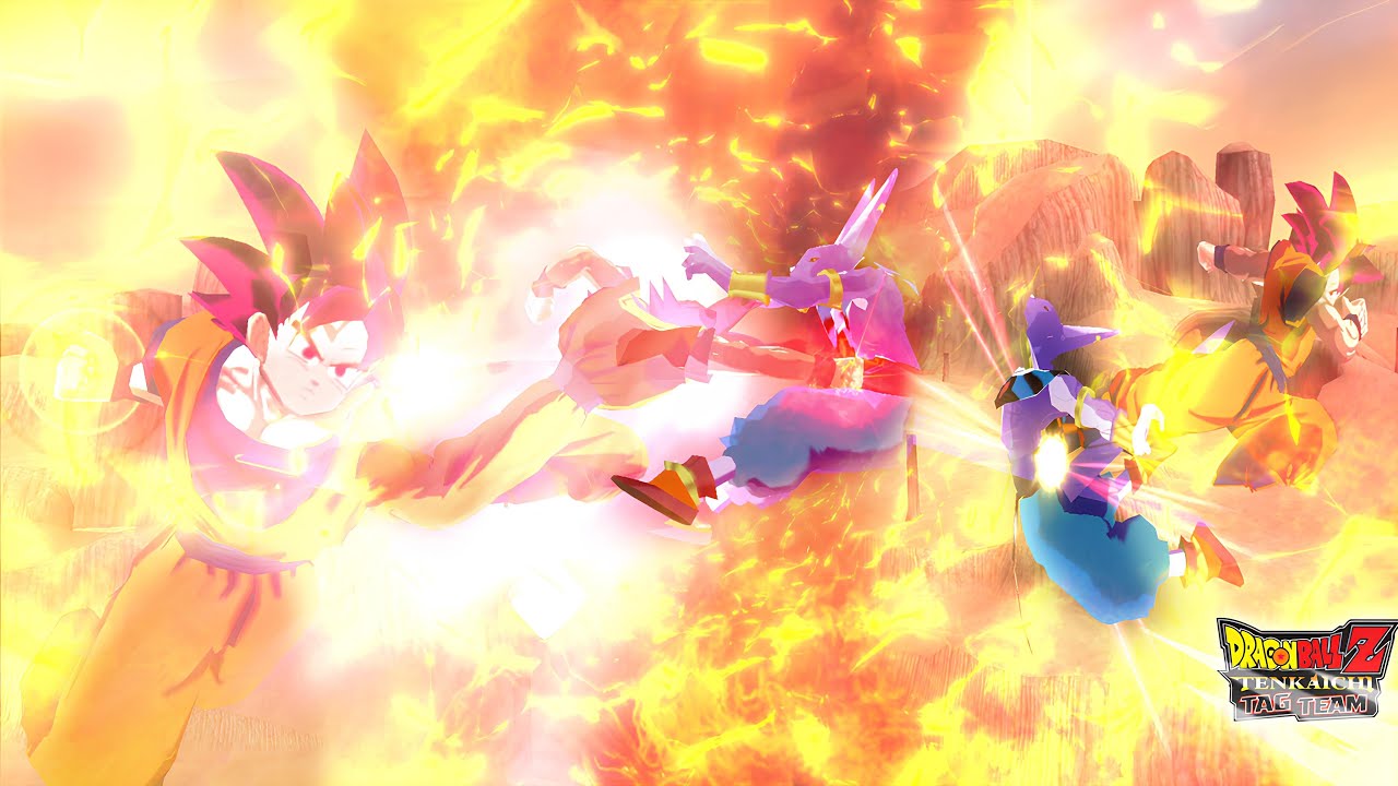New Goku (SSG) Custom Rush Attack | Dragon Ball Tenkaichi Tag Teams Mods