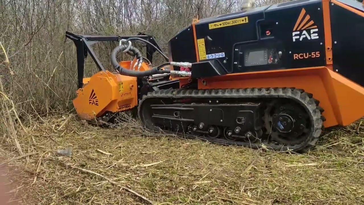 FAE RCU-55 robot mulczujący zdalnie sterowany