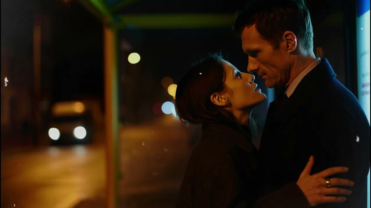 The Bus Stop Was Empty and Cold — The Single Dad Pulled Her Closer