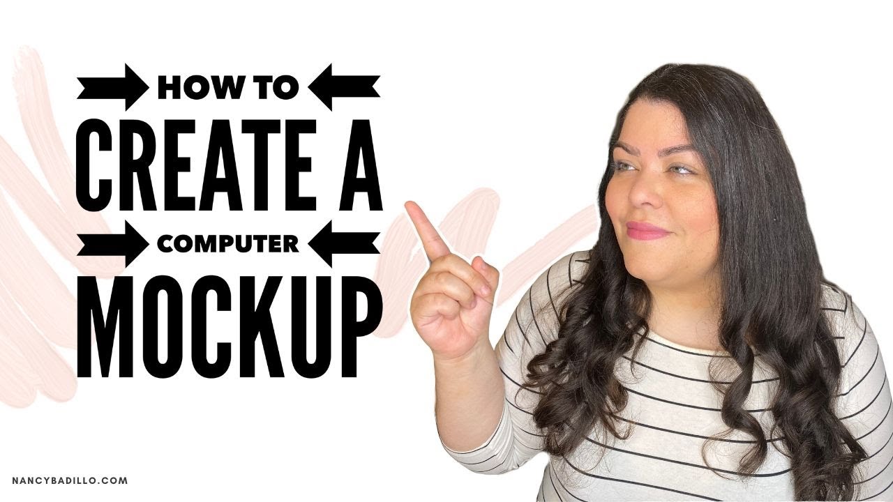 How To Create A Computer Mockup | Canva Tutorial