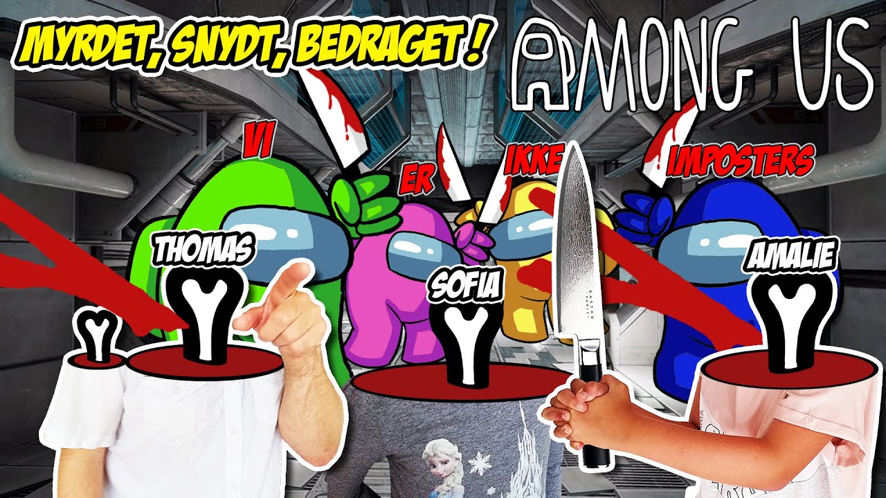MYRDET, SNYDT OG BEDRAGET ☠️ AMONG US med FANS 🤩 Highlights fra weekenden | Tak for spillet til alle