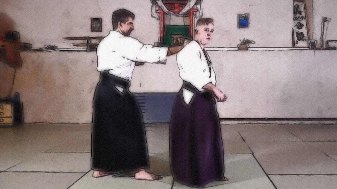 Ushiro eri-dori kotegaeshi - 襟取り小手返し - Aikido Virtual Dojo