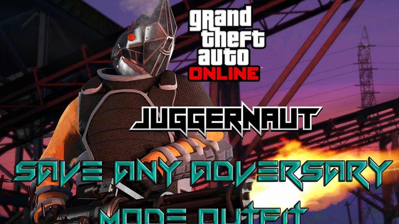 GTA 5 HOW TO SAVE ANY ADVERSARY MODE OUTFIT [JUGGERNAUT IN DESCRIPTION] VGTA GTA V