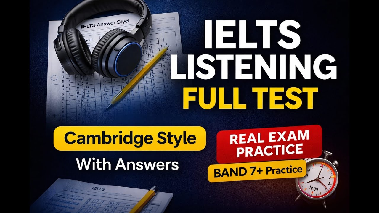 IELTS LISTENING PRACTICE TEST 2026 | Post Office-Package Delivery Form | The Montana Resort Hotel