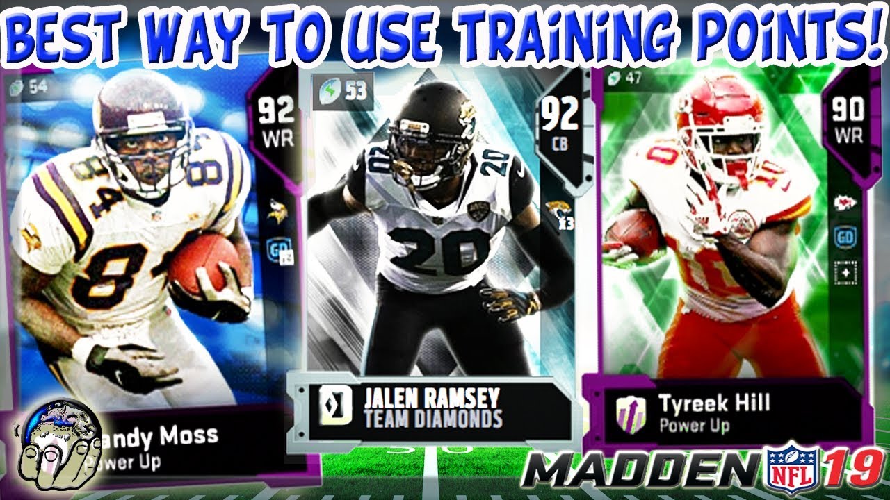 THE BEST WAY TO USE TRAINING POINTS IN MADDEN 19 ULTIMATE TEAM | Madden 19 Ultimate Team