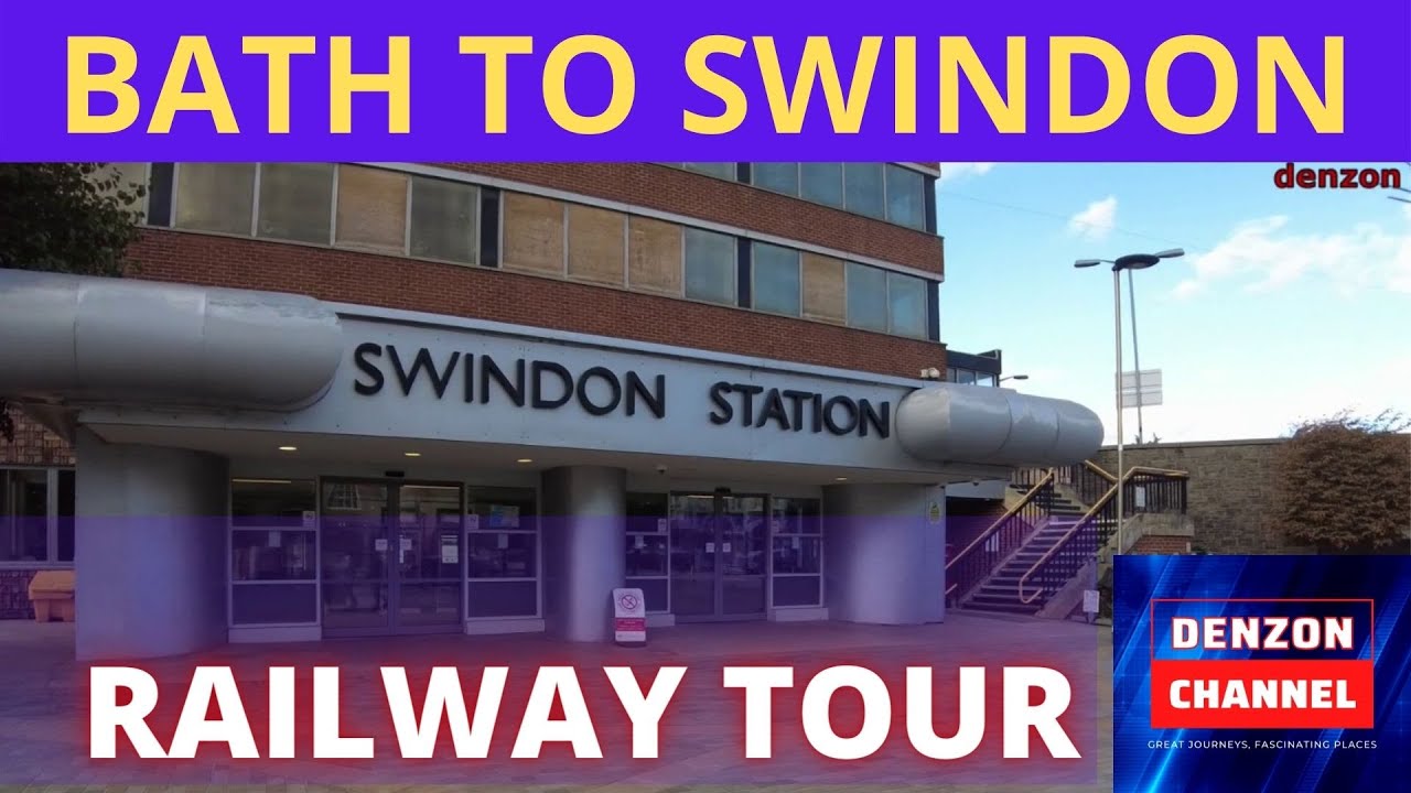 FROM BATH TO SWINDON, ENGLAND | RAILWAY TOUR | Great Western Railway (GWR)