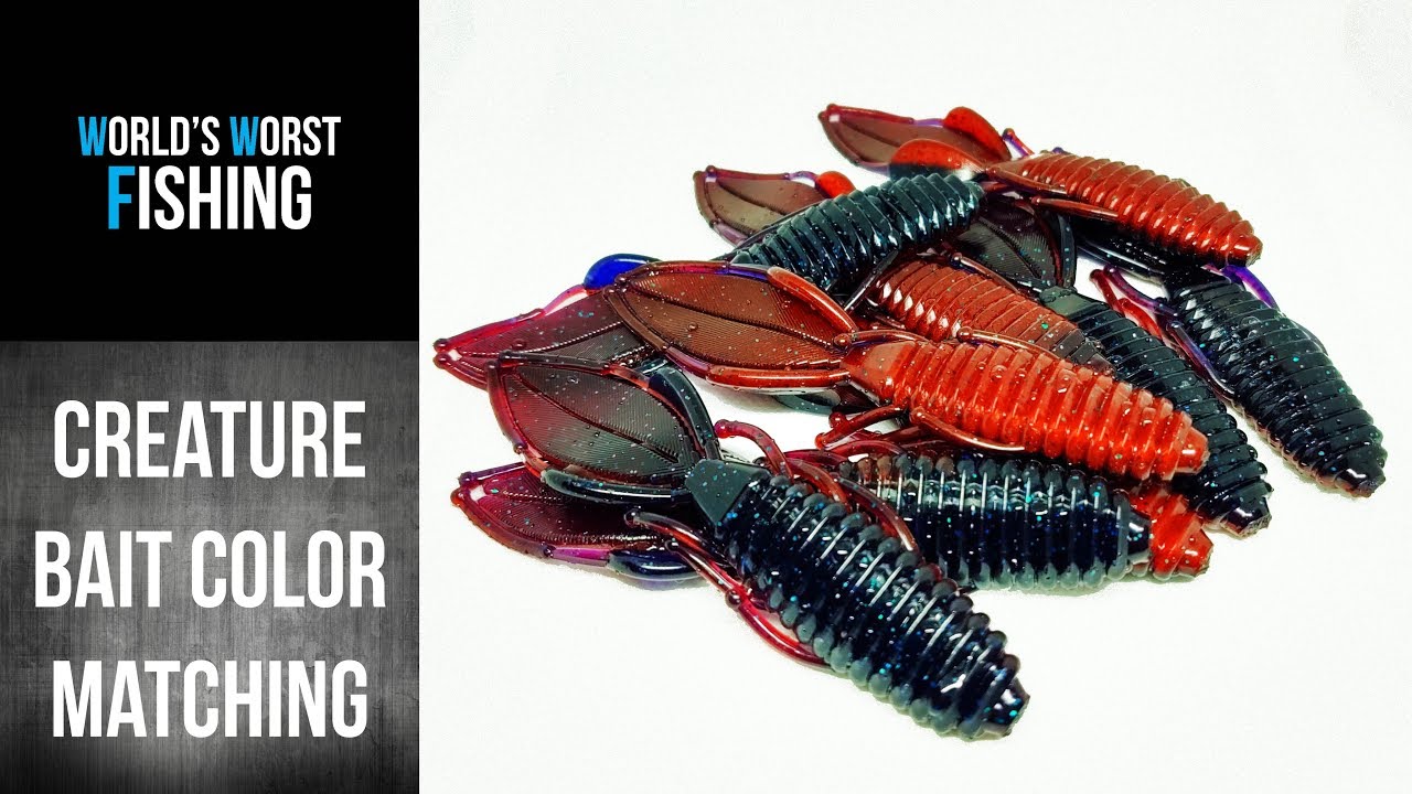 Color Matching: LOVE BUG...Making A Great Creature Bait Color