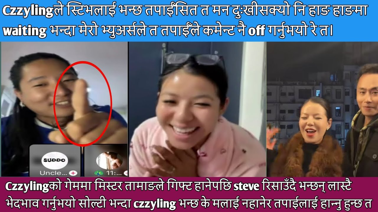 Czzylingले स्टिभलाई भन्छ तपाईँसित त मन दुःखीसक्यो नि हाङ 😯😮#tiktok #tiktokcomedy #nepalitiktok 