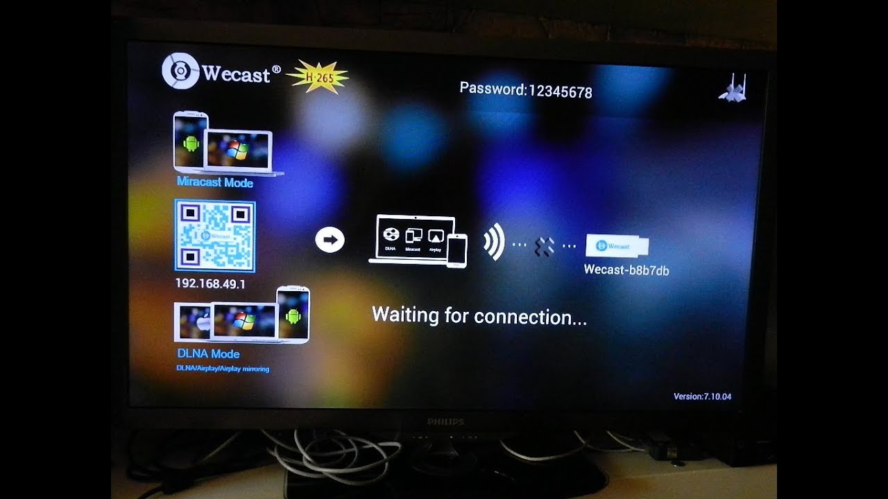 Как подключить планшет к телевизору без проводов с помощью wecast c2