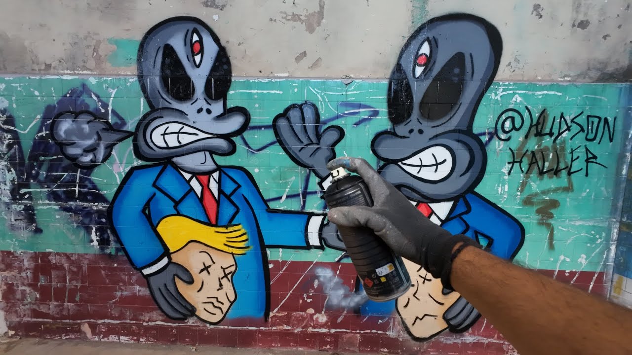 GRAFFITI de MARCIANOS