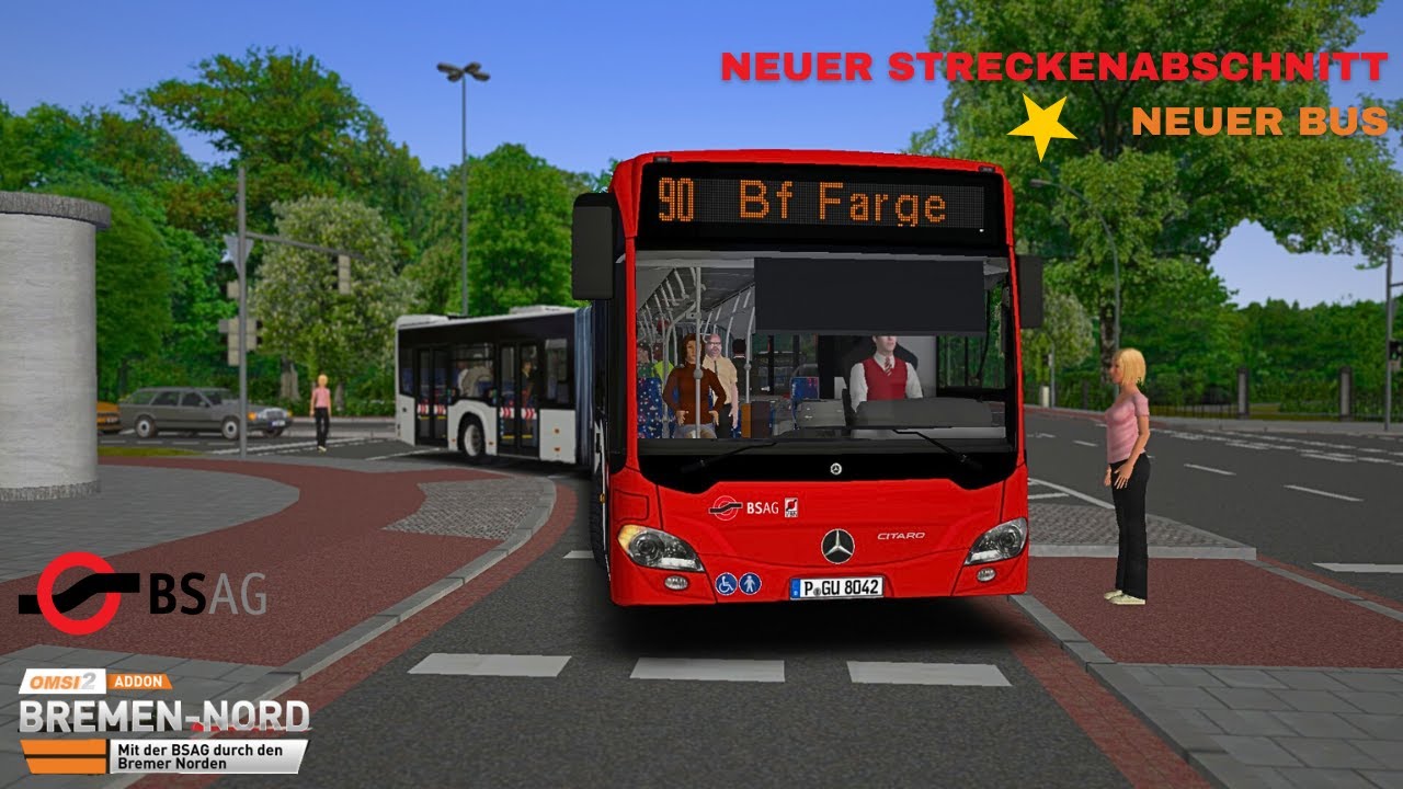 Auf dem neuen Streckenabschnitt in Bremen Nord! | OMSI 2 - Let's Play