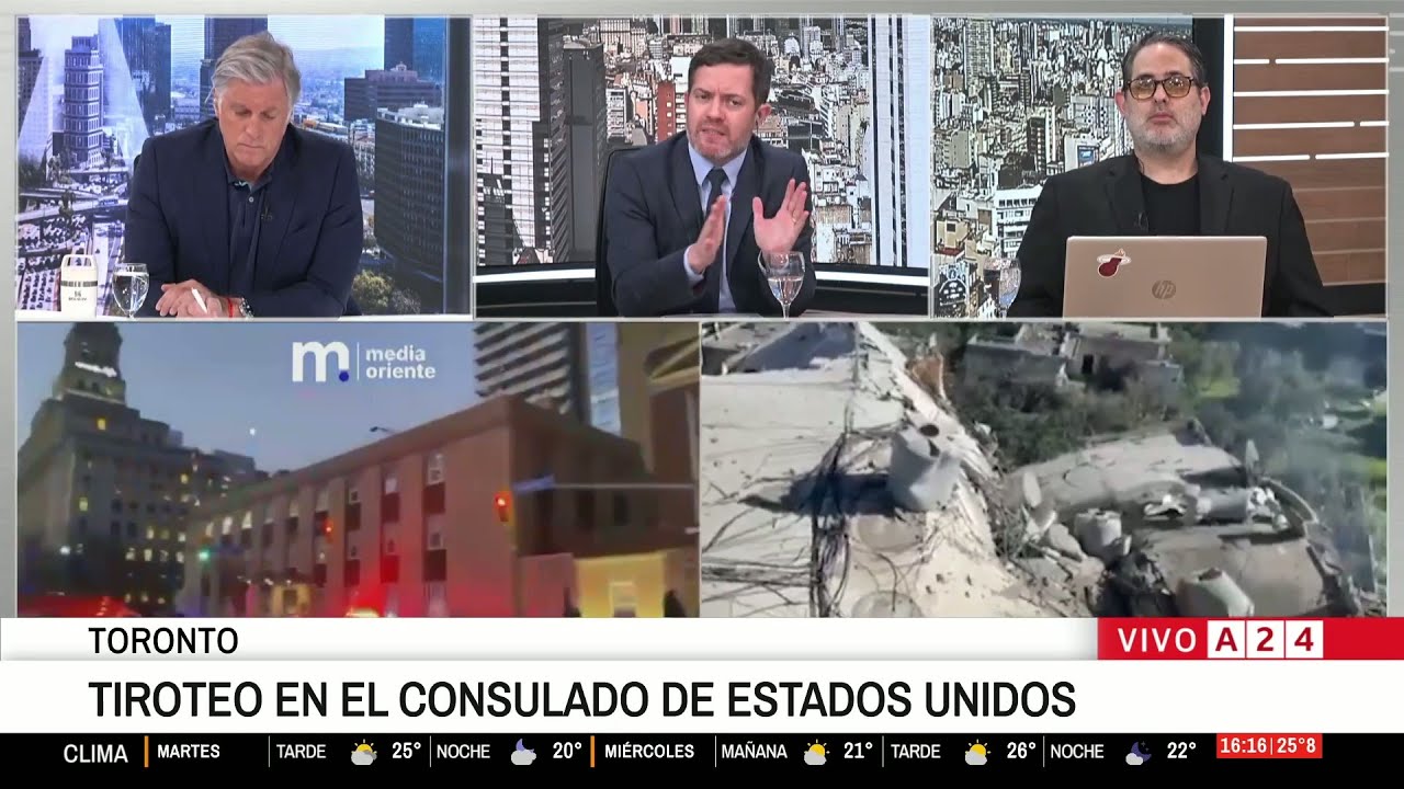📢 CONFLICTO EN MEDIO ORIENTE: TIROTEO EN EL CONSULADO DE EE.UU. EN TORONTO