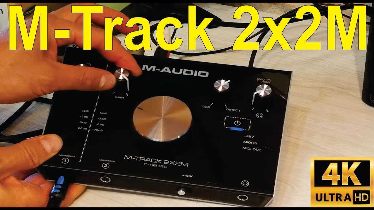 M-Audio M-track 2x2M: распаковка, подключение и устранение неполадок — подробно