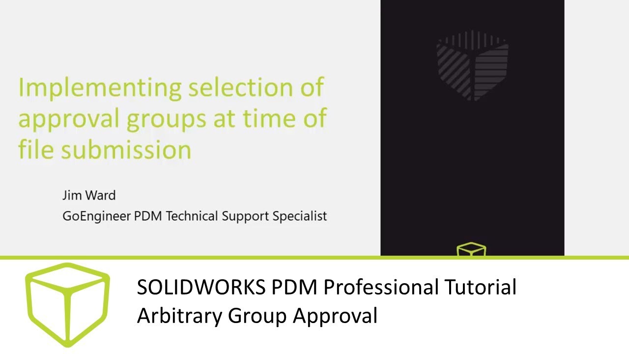 Учебное пособие SOLIDWORKS PDM Professional — Утверждение произвольной группы