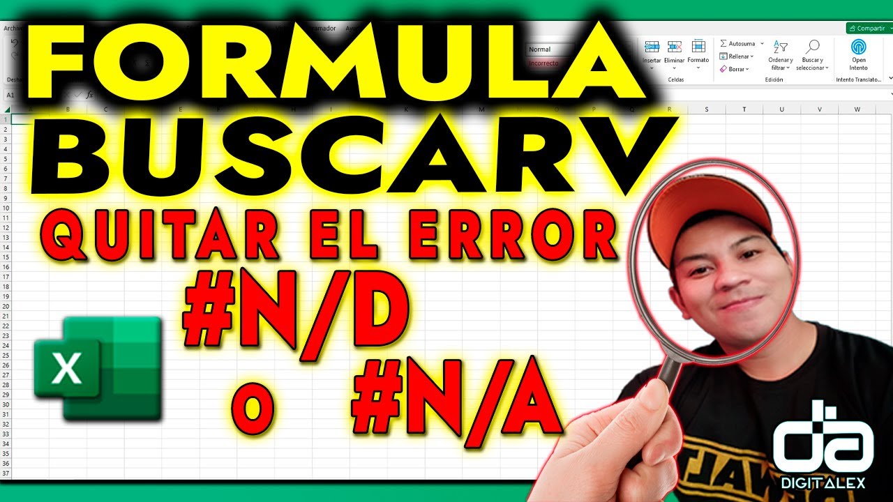 COMO SE HACE LA FORMULA BUSCARV - Como quitar el error #N/D o #N/A