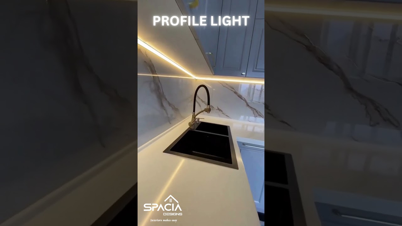 LATEST MODULAR KITCHEN PROFILE LIGHT