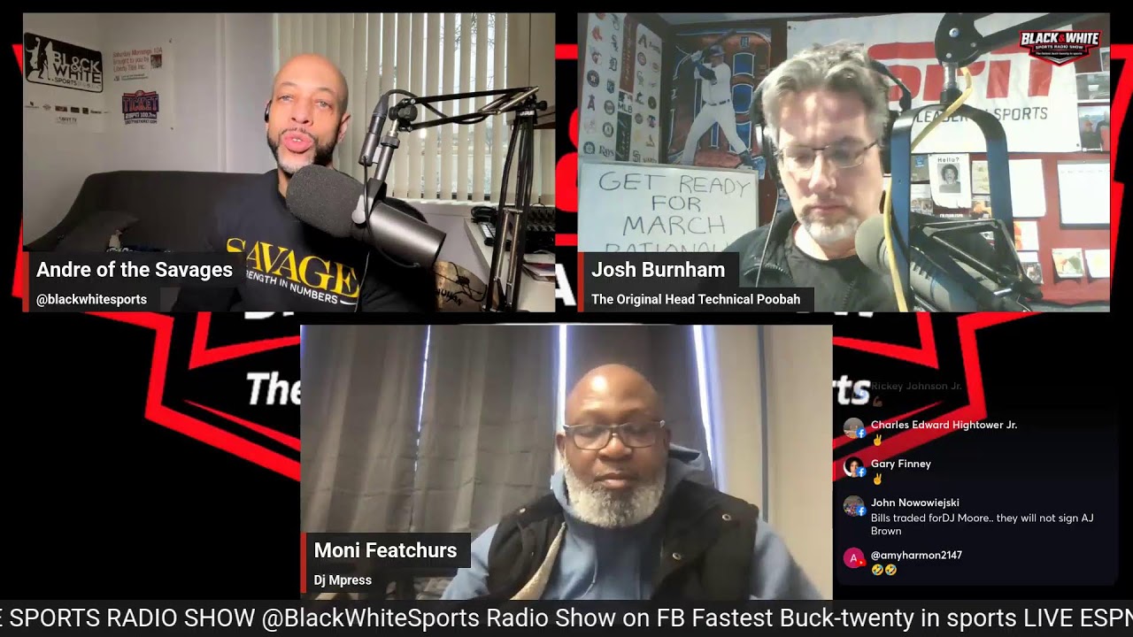 Black and White Sports Radio Show 3.5.26