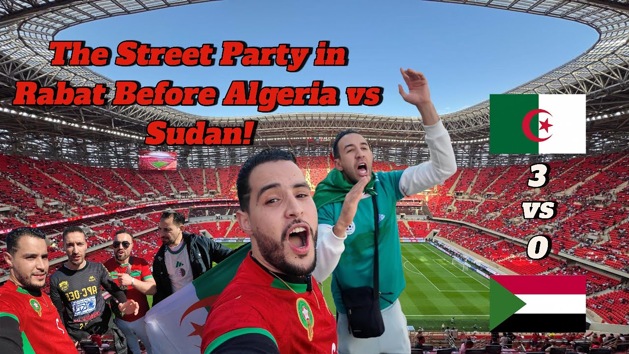 Algeria 🤝 Morocco 🔥 | أجواء مجنونة قبل الجزائر × السودان 🇩🇿🇲🇦