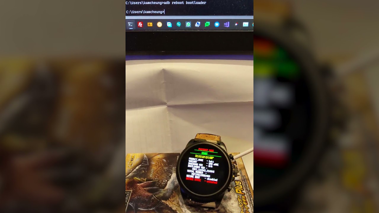 Unlock the Bootloader of the Fossil Gen 6 WearOS Smartwatch
