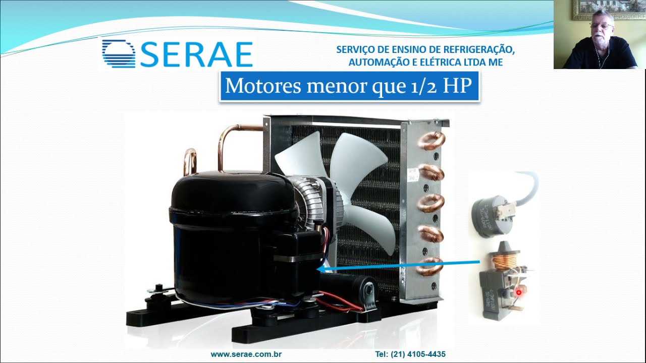 Ligações elétricas de compressores monofásicos