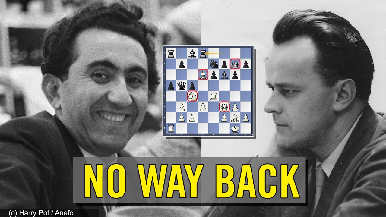 No way back | Tigran Petrosian vs Ludek Pachman | Bled 1961