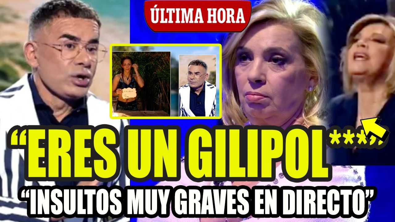 SE LÍA EN PLATÓ! GRAVE REACCIÓN CARMEN BORREGO Y MENSAJE TERELU CAMPOS POR JORGE JAVIER VAZQUEZ