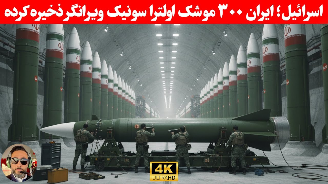 رسانه اسرائیلی؛ ایران ۳۰۰ موشک‌اولترا سونیک ویرانگر ذخیره کرده!