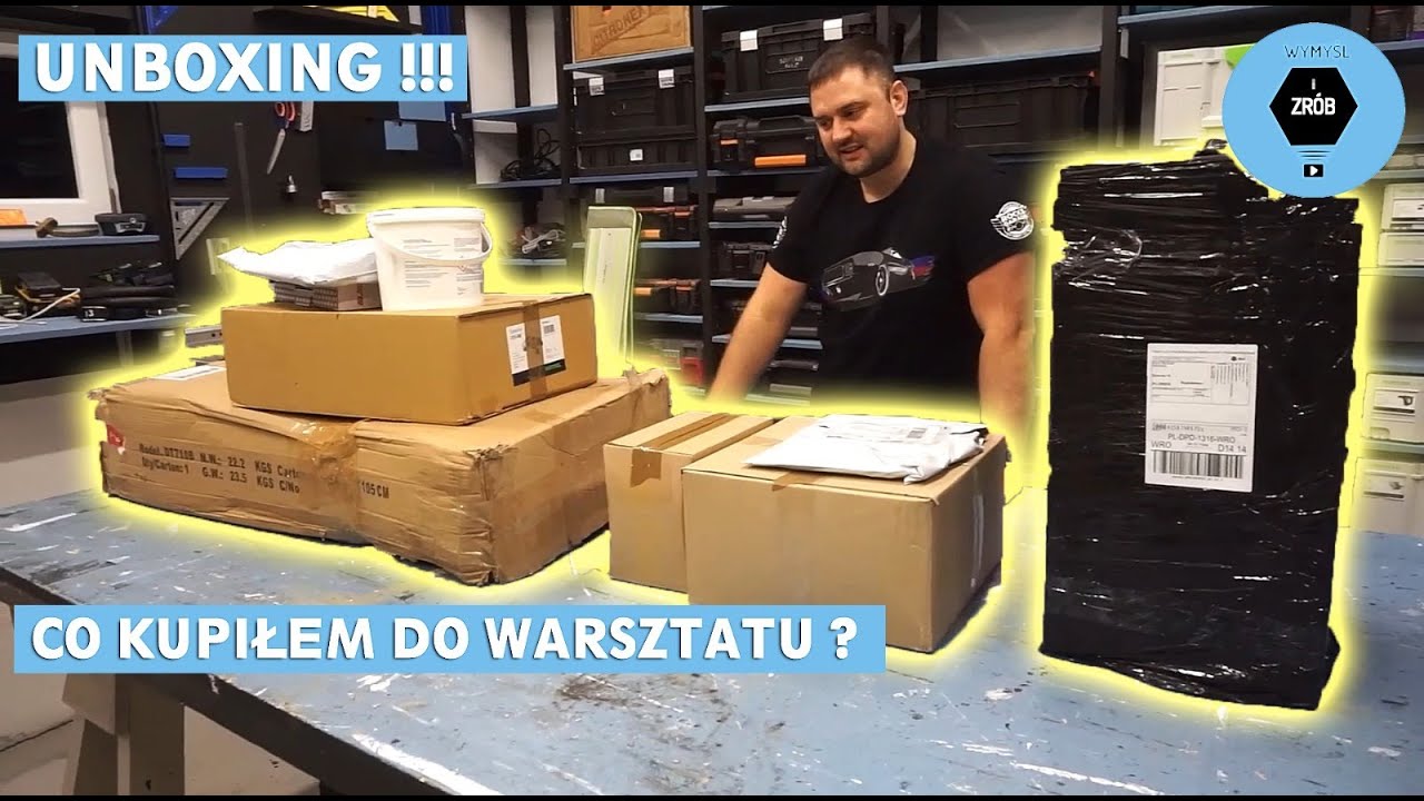 Unboxing - nowe rzeczy do warsztatu. Bezpieczeństwo, komfort pracy, wygoda w warsztacie.