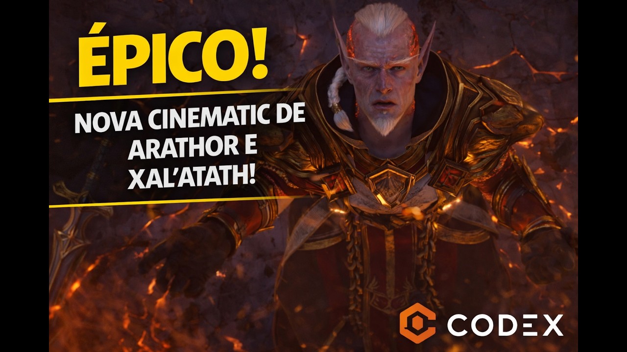 NOVA CINEMATIC DE ARATHOR e XAL'ATATH! Blizzard caprichou demais!